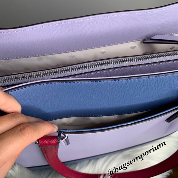 Kate Spade Large Leather Laptop Tote / Wallet Set - Picture 10 of 12